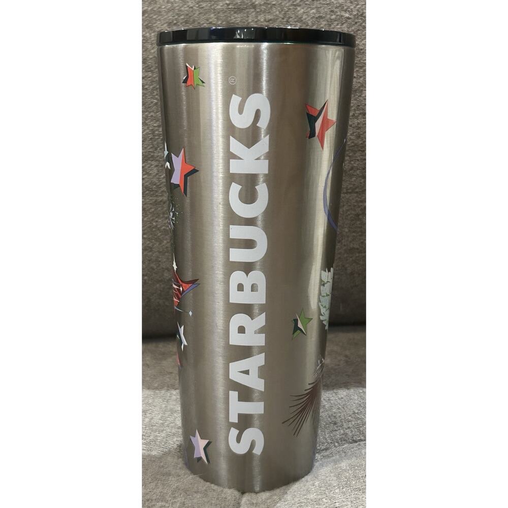 Starbucks 2023 Holiday Greens & Ornaments 24 oz Tumbler